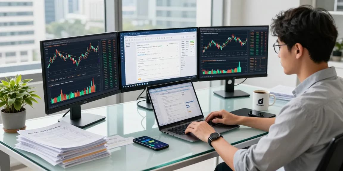 Real-time analysis with Singapore stock backtesting API in a modern fintech workspace