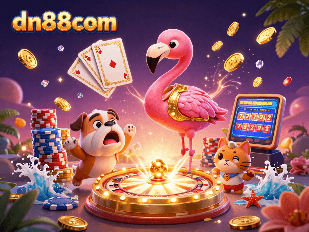 Win exciting prizes at dn88com with fun games and colorful casino elements.