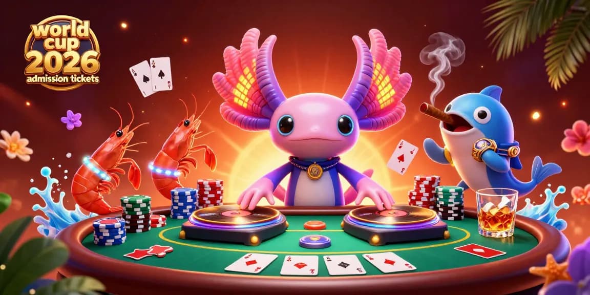 Experience the excitement of world cup 2026 admission tickets at a vibrant poker-themed casino scene.