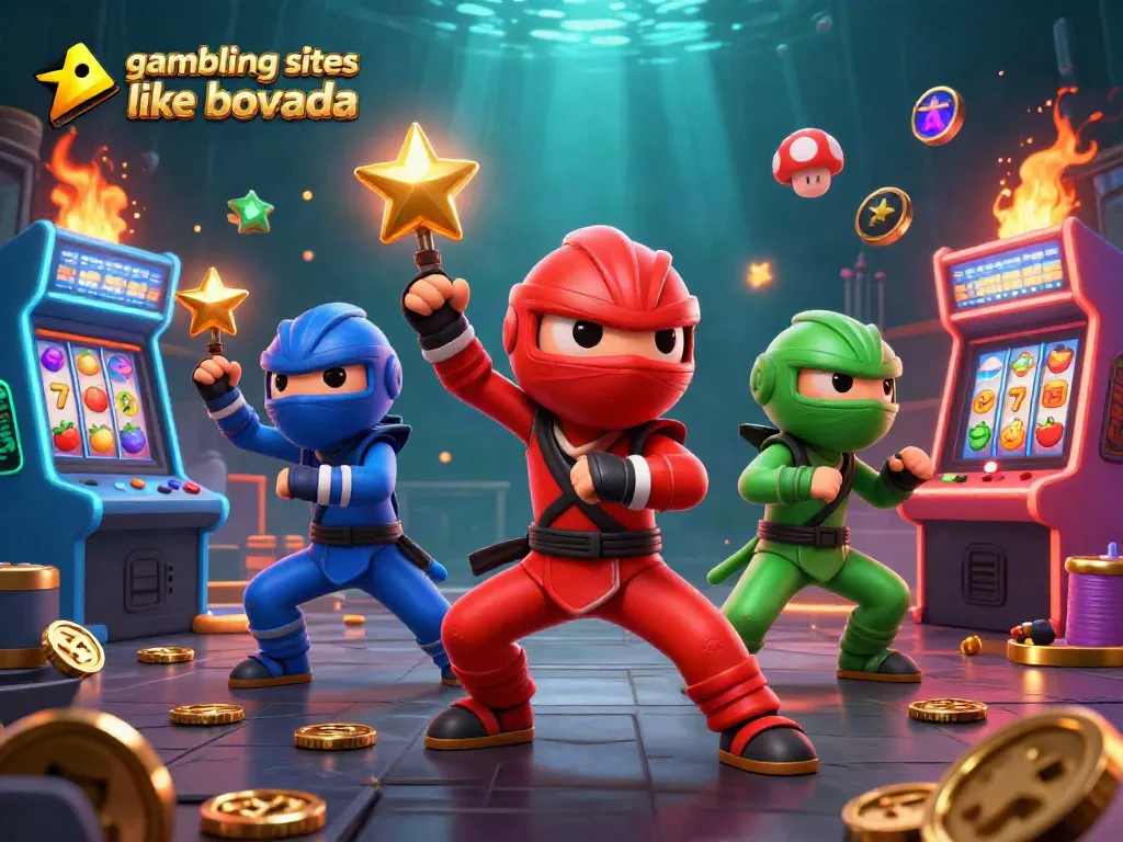 Experience thrilling action and bonuses at gambling sites like bovada with vibrant characters and gaming elements.