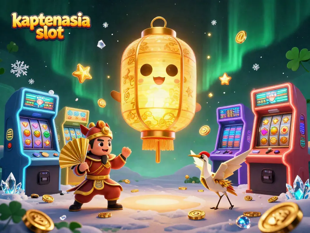 Menang besar di slot kaptenasia dengan semangat lampion emas dan mesin permainan yang berkilau.