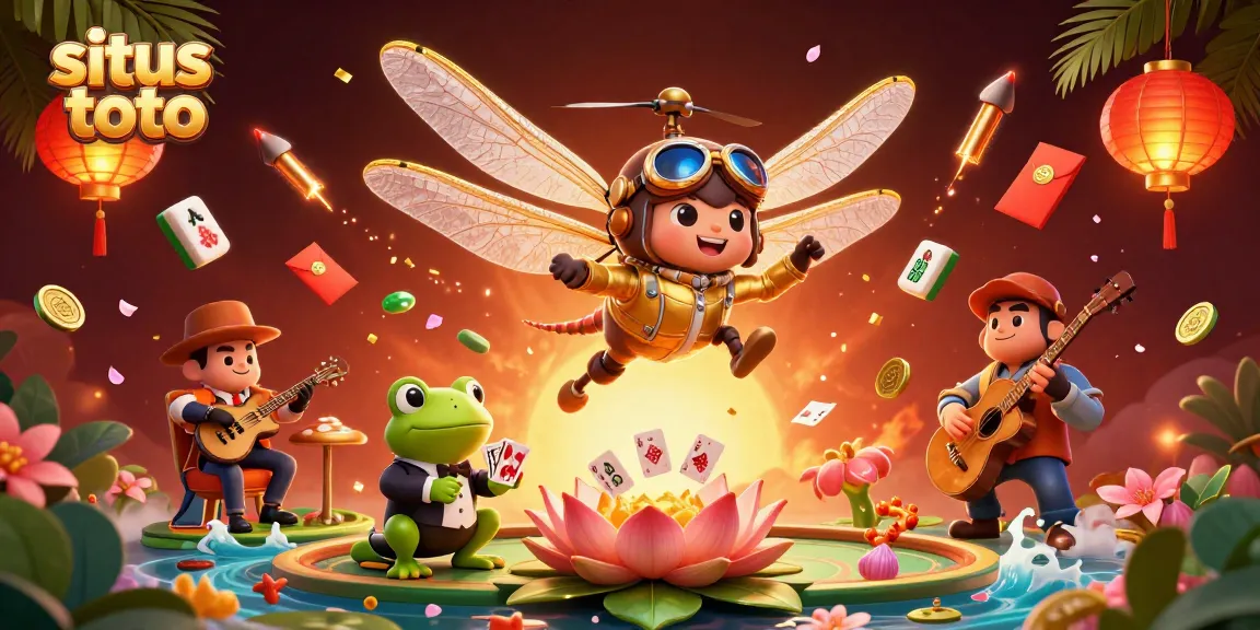 Situs toto menghidupkan permainan dengan pesawat helikopter 3D, dealer kartu katak, dan musik jazz