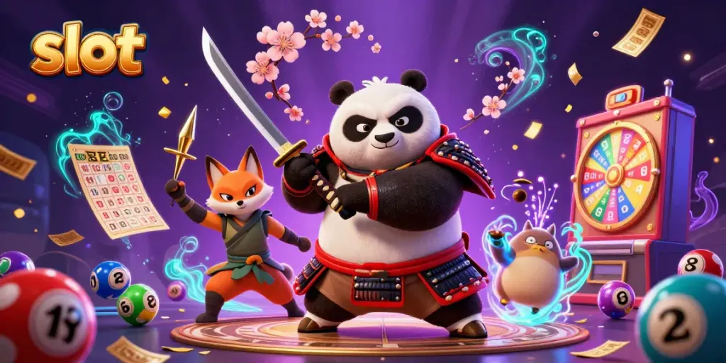 Engage in exciting slot plays with vibrant characters, lively elements, and dynamic game scenes.