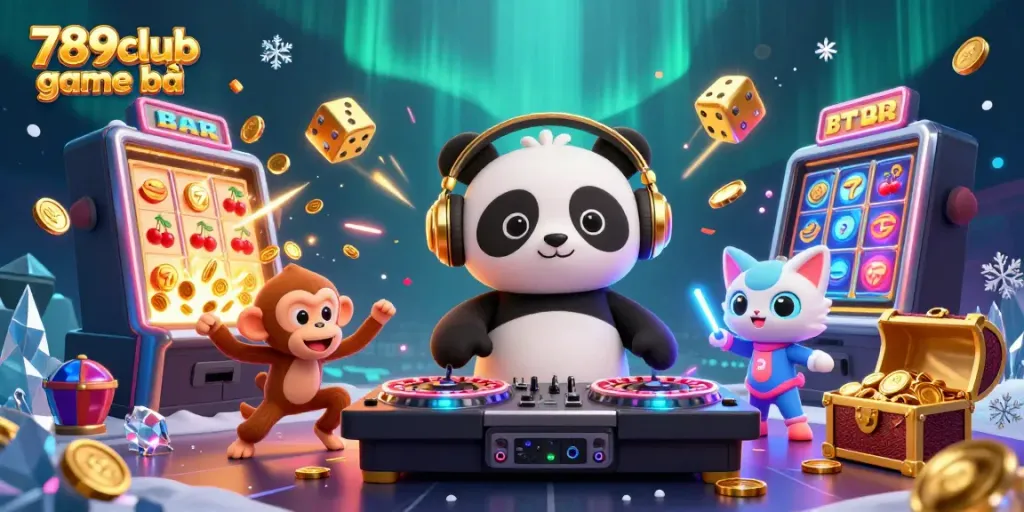 Experience thrilling gameplay with 789club game bài featuring vibrant casino elements and lively characters.