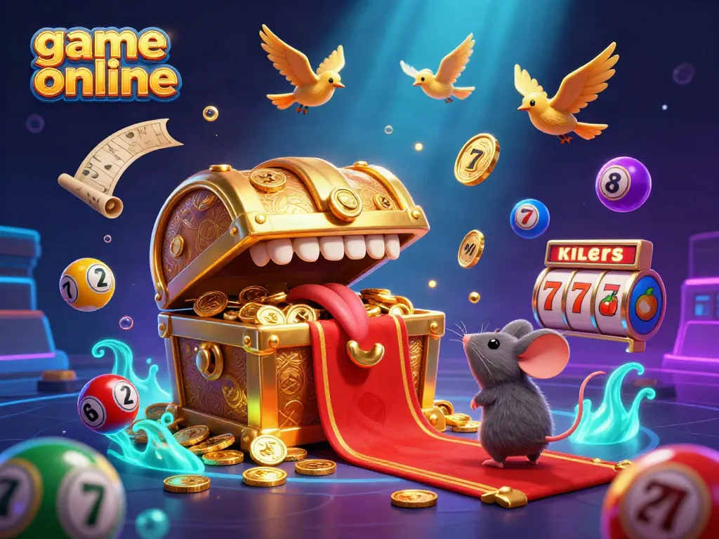 Engage with captivating game online experiences featuring colorful elements, jackpot symbols, and dynamic animations.