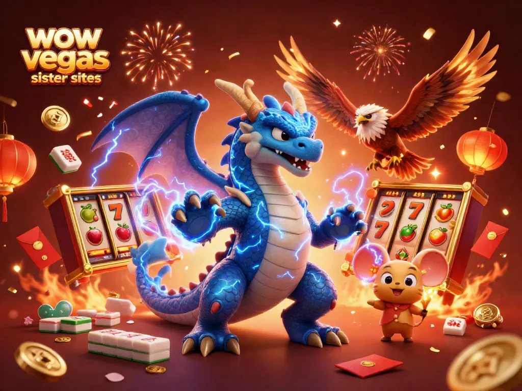 Engage with exciting games at wow vegas sister sites, featuring vibrant gaming elements and dynamic visuals.